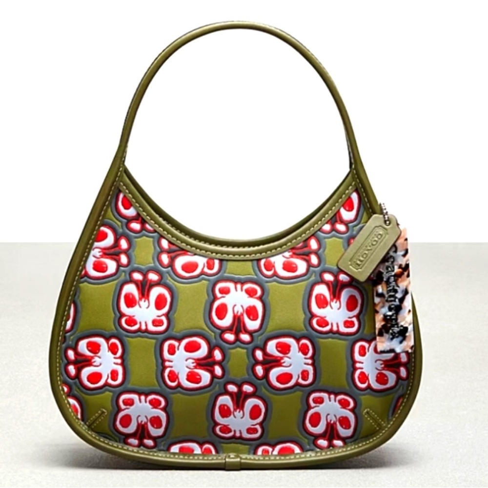 Last one! NWT Coach Ergo Bag In Coachtopia Leather With Butterfly Print